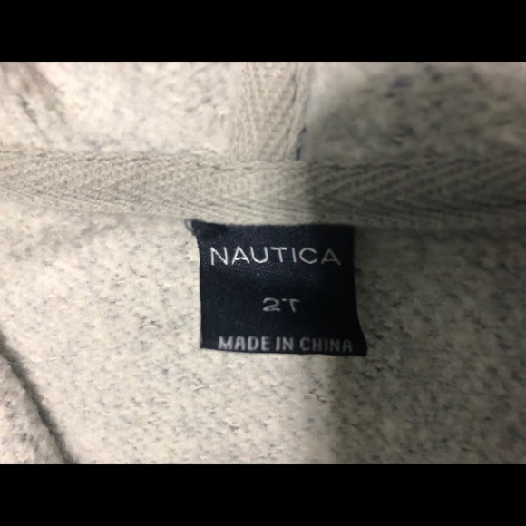 Nautica Blue hoodie sweater Size 2T - Picture 4 of 4